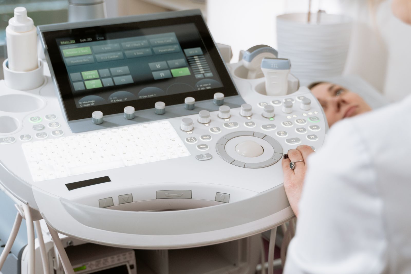 Preview: restrained near-white clinical layout